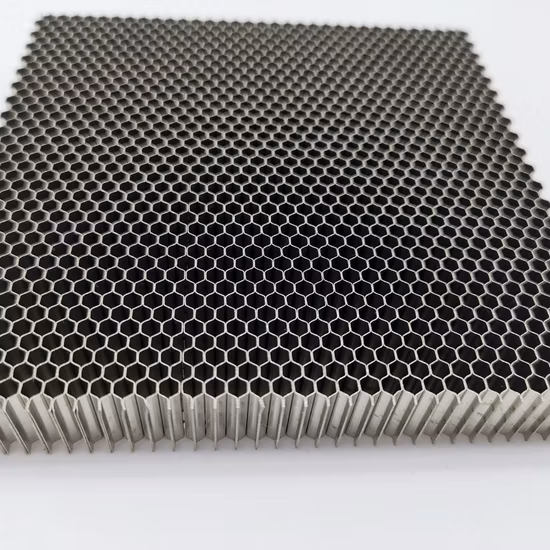  패널용 맞춤형 알루미늄 벌집 코어.  호닝 절연 PP 벌집 패널