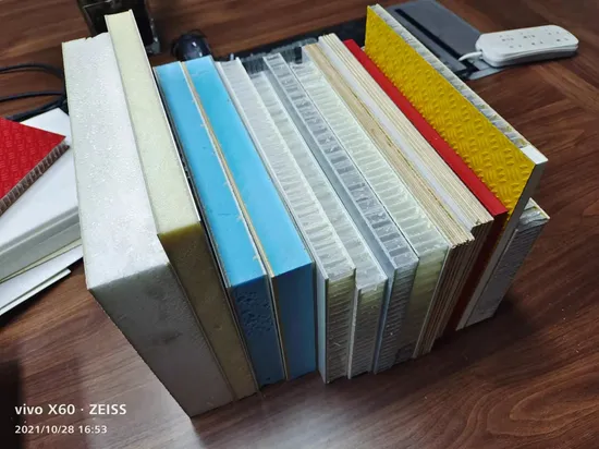 냉장 차체용 자외선 방지 유리 섬유 FRP PU 폼 보드